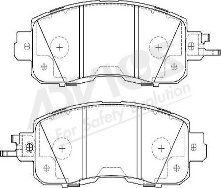 ADVICS-SEA B1N242Y - Set placute frana,frana disc aaoparts.ro