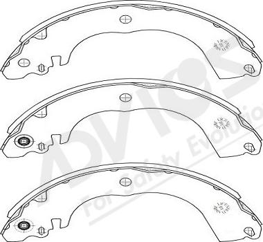 ADVICS-SEA B8N019Y - Set saboti frana aaoparts.ro