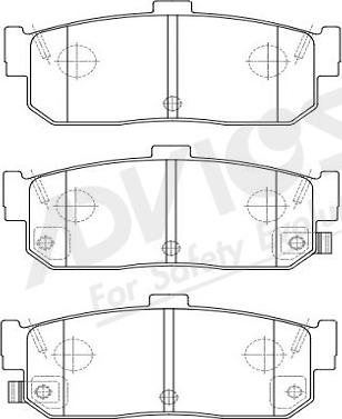 ADVICS-SEA B2N022Y - Set placute frana,frana disc aaoparts.ro