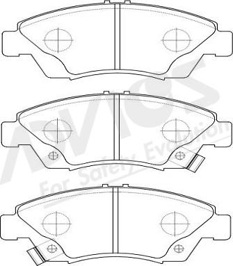 ADVICS-SEA C1N016Y - Set placute frana,frana disc aaoparts.ro