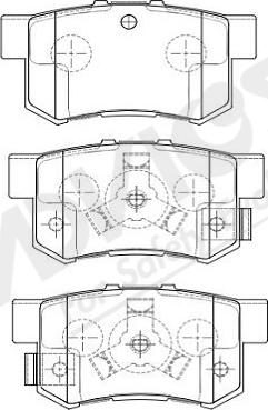 ADVICS-SEA C2N061Y - Set placute frana,frana disc aaoparts.ro