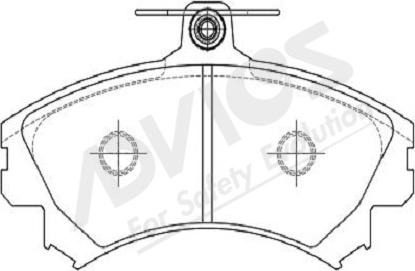 ADVICS-SEA D1N092Y - Set placute frana,frana disc aaoparts.ro