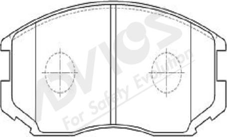 ADVICS-SEA D1N014Y - Set placute frana,frana disc aaoparts.ro