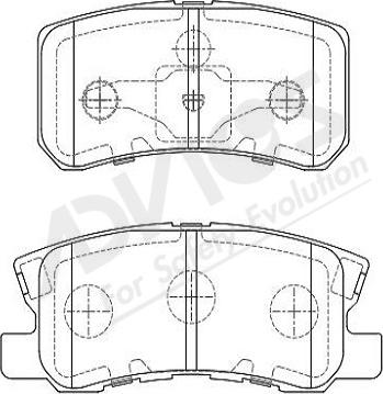 ADVICS-SEA D2N096Y - Set placute frana,frana disc aaoparts.ro