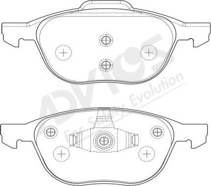 ADVICS-SEA E1N091Y - Set placute frana,frana disc aaoparts.ro