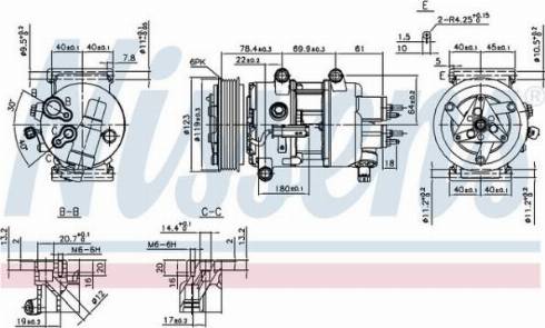 AES PSH 89201 - Compresor, climatizare aaoparts.ro