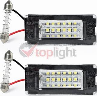 AE TOPLIGHT 701048 - Iluminare numar de circulatie aaoparts.ro