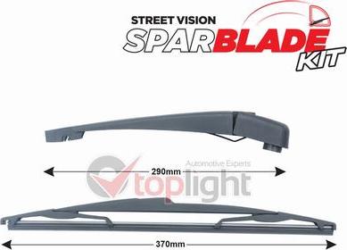 AE TOPLIGHT TRA-A4G1 - Set stergatoare, curatare parbriz aaoparts.ro