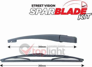 AE TOPLIGHT TRA-C8410 - Set stergatoare, curatare parbriz aaoparts.ro