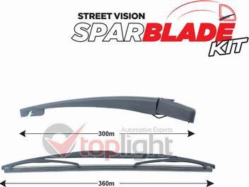 AE TOPLIGHT TRA-C843 - Set stergatoare, curatare parbriz aaoparts.ro