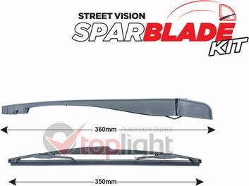 AE TOPLIGHT TRA-C8S1 - Set stergatoare, curatare parbriz aaoparts.ro