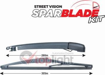 AE TOPLIGHT TRA-M561 - Set stergatoare, curatare parbriz aaoparts.ro