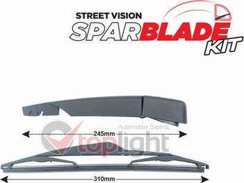 AE TOPLIGHT TRA-M12C4 - Set stergatoare, curatare parbriz aaoparts.ro