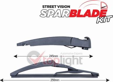 AE TOPLIGHT TRA-M12C8 - Set stergatoare, curatare parbriz aaoparts.ro