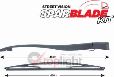 AE TOPLIGHT TRA-O1A9 - Set stergatoare, curatare parbriz aaoparts.ro