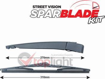 AE TOPLIGHT TRA-O1C4 - Set stergatoare, curatare parbriz aaoparts.ro