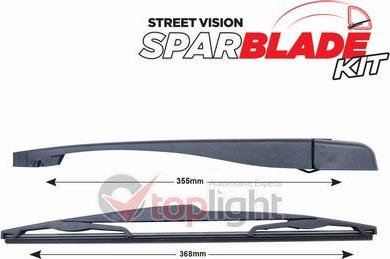 AE TOPLIGHT TRA-P125 - Set stergatoare, curatare parbriz aaoparts.ro