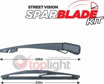 AE TOPLIGHT TRA-S13S3 - Set stergatoare, curatare parbriz aaoparts.ro