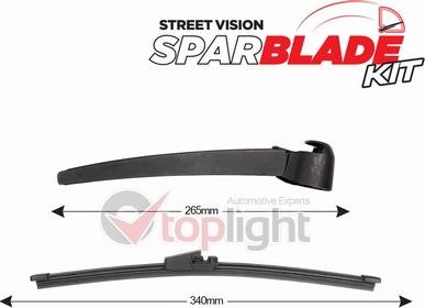 AE TOPLIGHT TRA-S7R6 - Set stergatoare, curatare parbriz aaoparts.ro