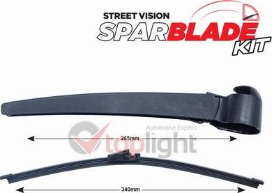 AE TOPLIGHT TRA-V2G2 - Set stergatoare, curatare parbriz aaoparts.ro
