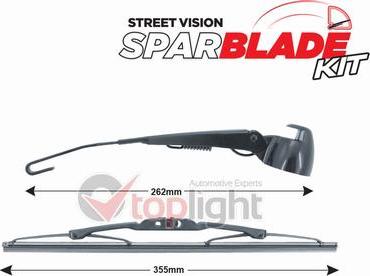 AE TOPLIGHT TRA-V2P5 - Set stergatoare, curatare parbriz aaoparts.ro