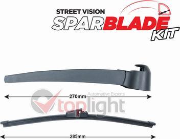 AE TOPLIGHT TRA-V2P1 - Set stergatoare, curatare parbriz aaoparts.ro