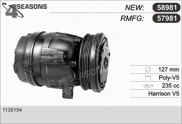 AHE 57981 - Compresor, climatizare aaoparts.ro