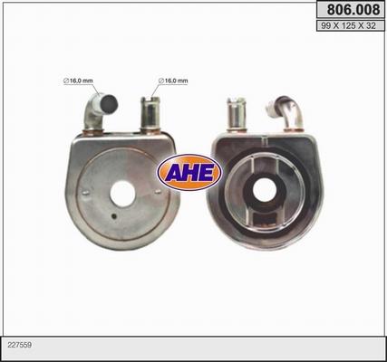 AHE 806.008 - Radiator ulei, ulei motor aaoparts.ro