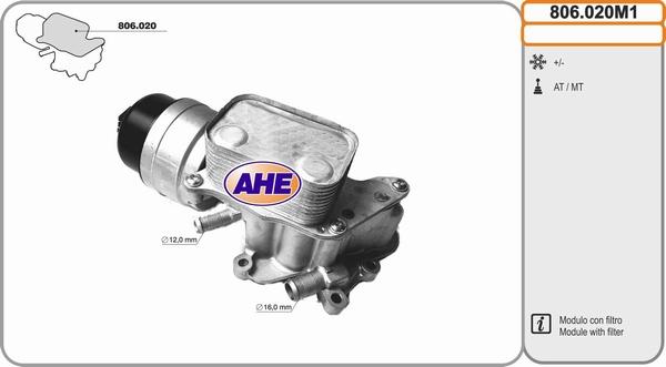 AHE 806.020M1 - Radiator ulei, ulei motor aaoparts.ro