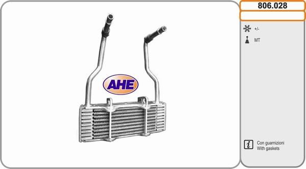 AHE 806.028 - Radiator ulei, ulei motor aaoparts.ro