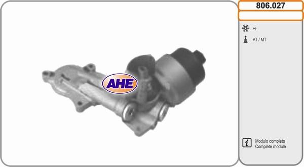 AHE 806.027 - Radiator ulei, ulei motor aaoparts.ro