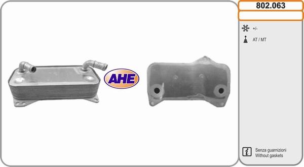 AHE 802.063 - Radiator ulei, ulei motor aaoparts.ro