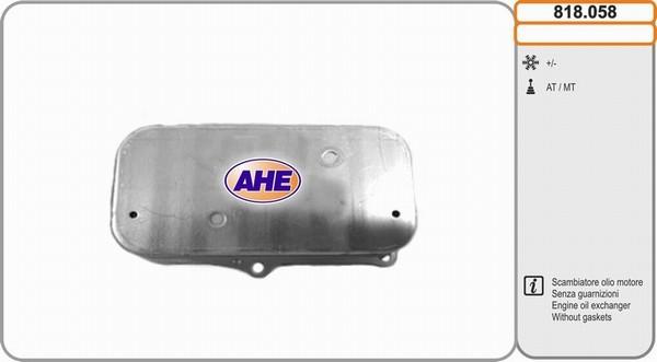AHE 818.058 - Radiator ulei, ulei motor aaoparts.ro