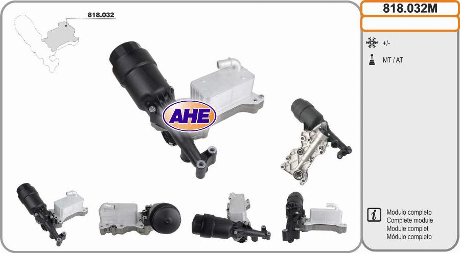 AHE 818.032M - Radiator ulei, ulei motor aaoparts.ro