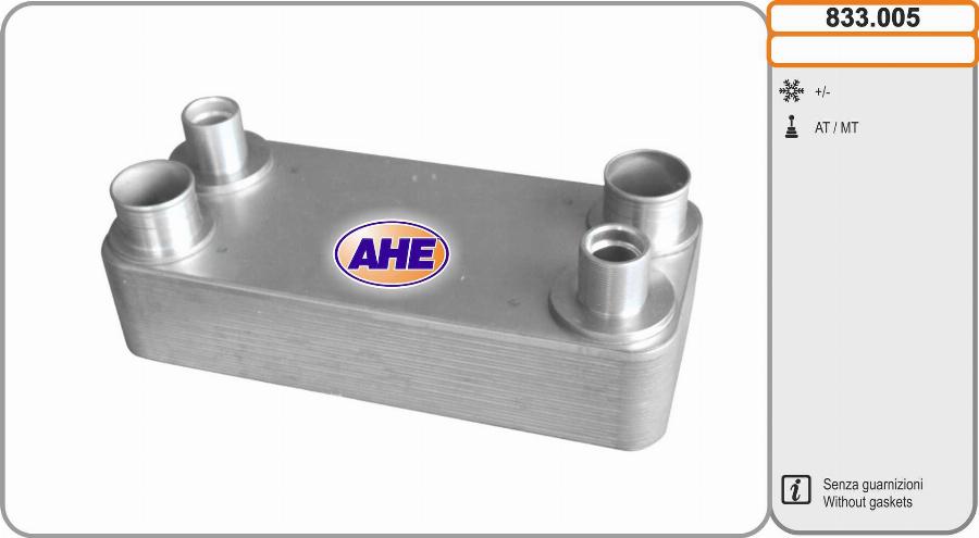 AHE 833.005 - Radiator ulei, ulei motor aaoparts.ro