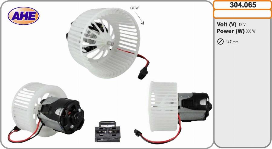 AHE 304.065 - Ventilator, habitaclu aaoparts.ro