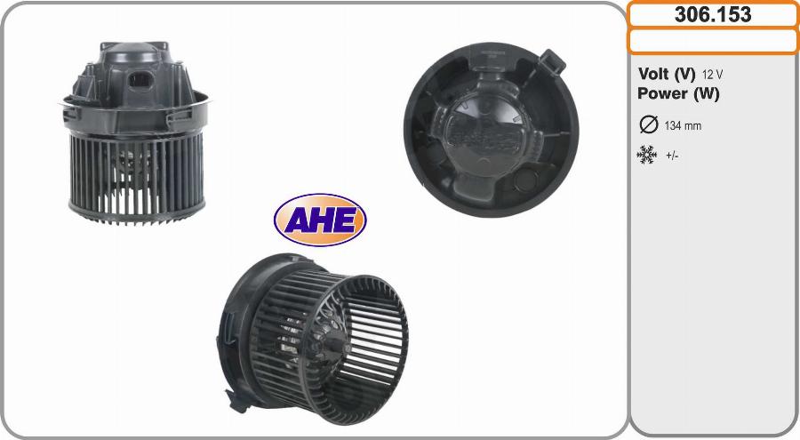 AHE 306.153 - Ventilator, habitaclu aaoparts.ro