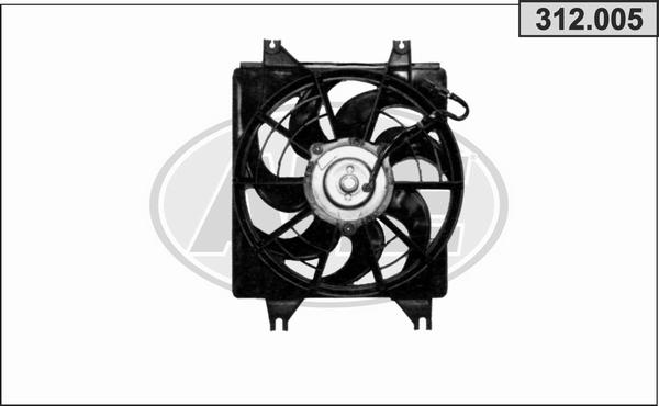 AHE 312.005 - Ventilator, radiator aaoparts.ro