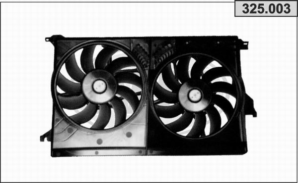 AHE 325.003 - Ventilator, radiator aaoparts.ro