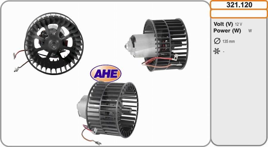 AHE 321.120 - Ventilator, habitaclu aaoparts.ro