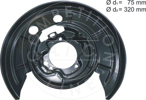 AIC 56431 - Protectie stropire,disc frana aaoparts.ro