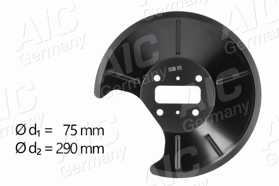 AIC 56386 - Protectie stropire,disc frana aaoparts.ro