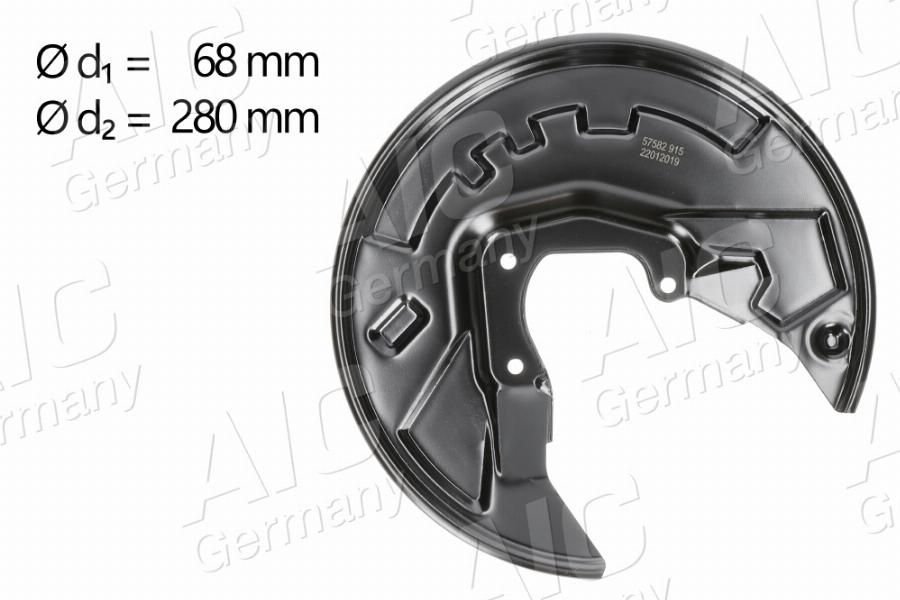 AIC 57582 - Protectie stropire,disc frana aaoparts.ro