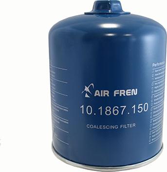 AIR FREN 10.1867.150 - Element filtrant uscator aer, compresor aaoparts.ro