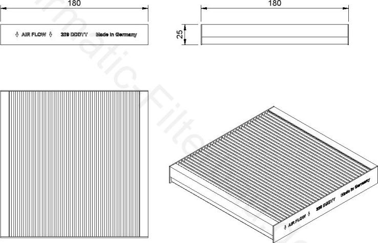 Airmatic IF0329 - Filtru, aer habitaclu aaoparts.ro