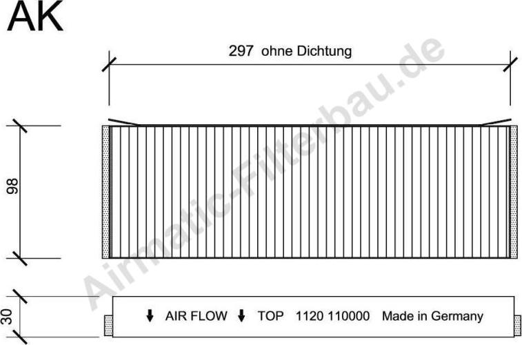Airmatic IF1120SB - Filtru, aer habitaclu aaoparts.ro