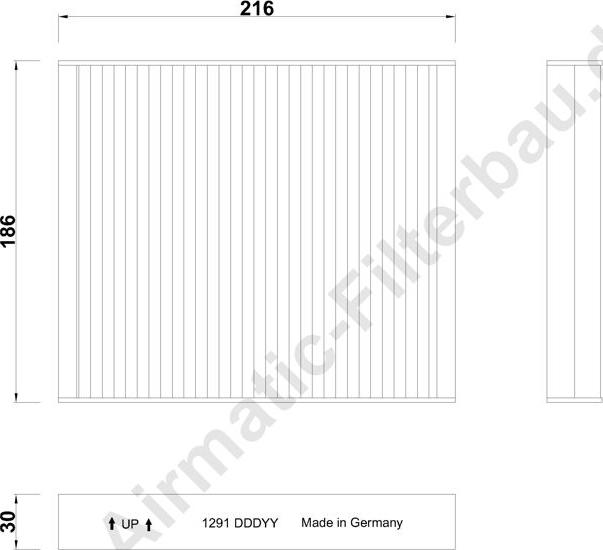 Airmatic IF1291 - Filtru, aer habitaclu aaoparts.ro