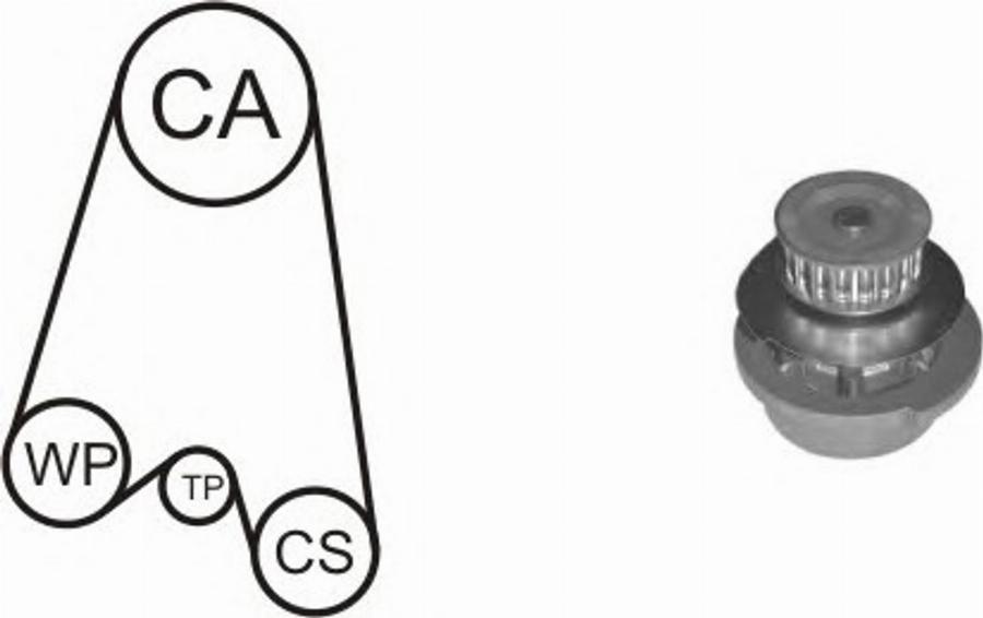 Airtex WPK1164C01 - Set pompa apa + curea dintata aaoparts.ro