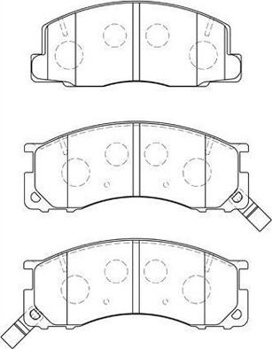 AISIN A1N093 - Set placute frana,frana disc aaoparts.ro