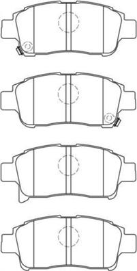 AISIN A1N067 - Set placute frana,frana disc aaoparts.ro